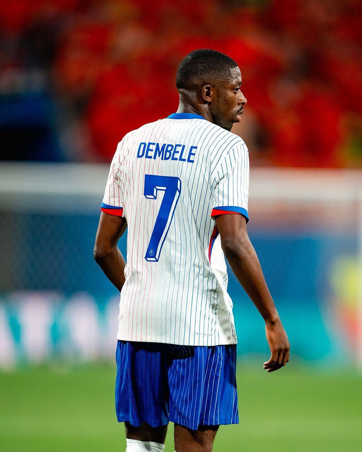 记者：登贝莱遭遇右腿筋伤势，将提前退出法国国家队