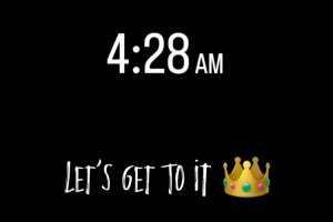 早起的鸟儿有虫吃詹姆斯晒凌晨4点28起床训练：让我们加油练